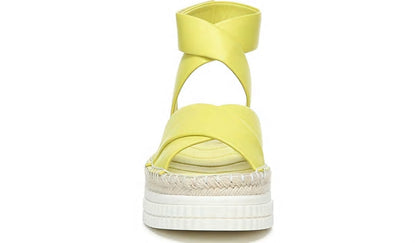 Franco Brock Platform Sandal - Limeade Leather