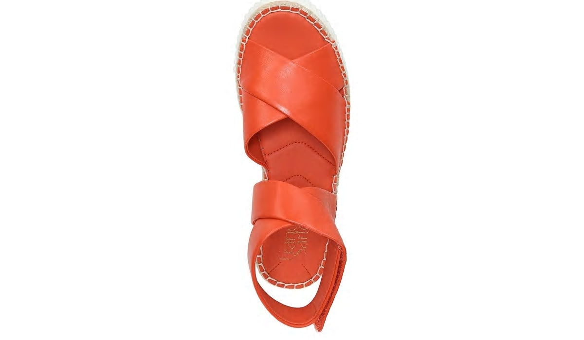 Franco Brock Platform Sandal - Tangerine Leather