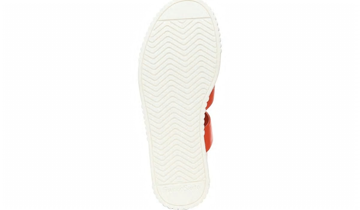 Franco Brock Platform Sandal - Tangerine Leather