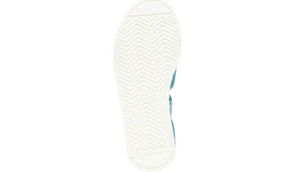 Franco Brock Platform Sandal - Teal Leather