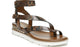Cognac Snake Faux Leather