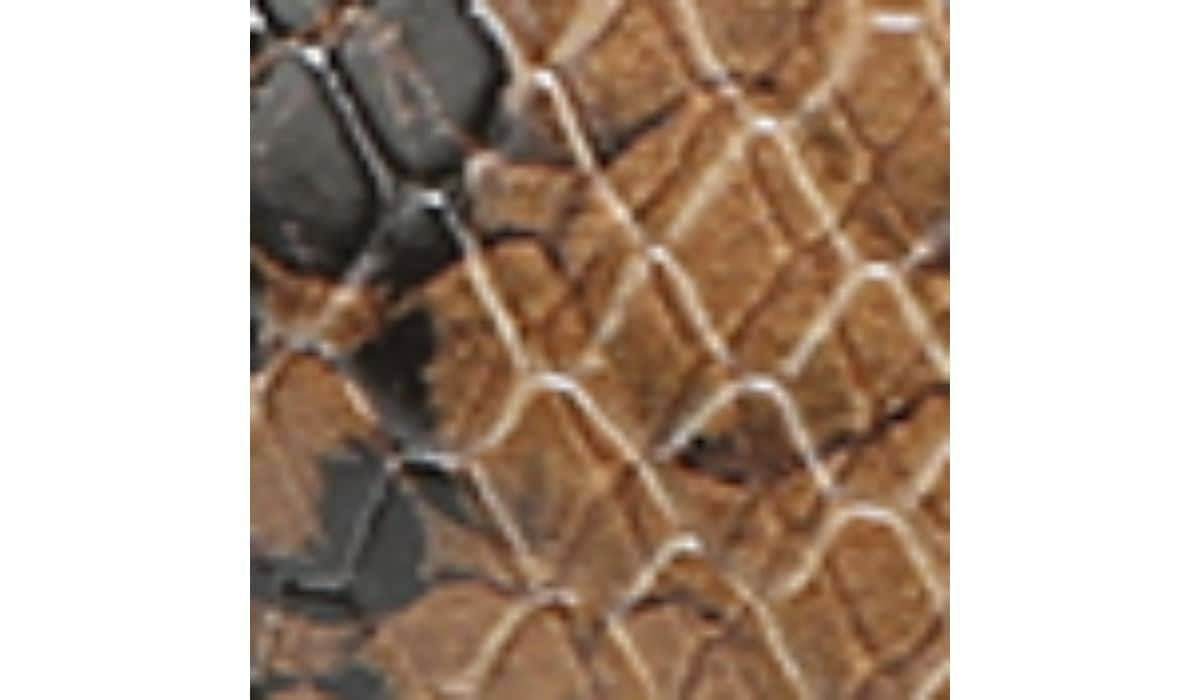 Franco Daven Gladiator Sandal - Cognac Snake Faux Leather