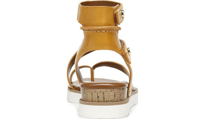 Franco Daven Gladiator Sandal - Goldenrod Faux Leather