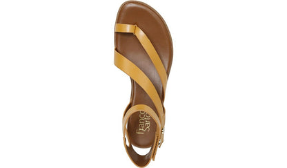 Franco Daven Gladiator Sandal - Goldenrod Faux Leather