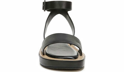 Franco Eden Platform Sandal - Black Leather