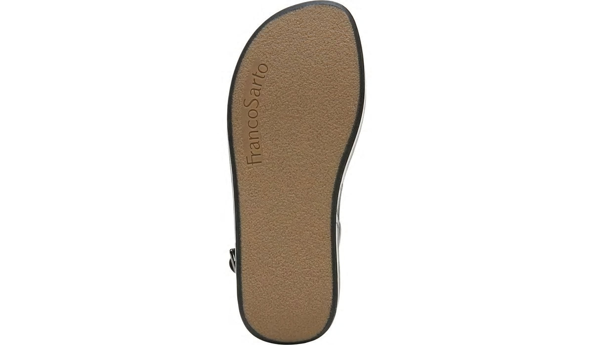 Franco Eden Platform Sandal - Black Leather