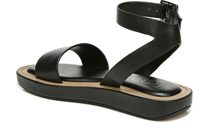 Franco Eden Platform Sandal - Black Leather