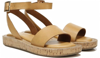Franco Eden Platform Sandal - Camel Leather