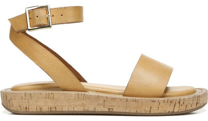 Franco Eden Platform Sandal - Camel Leather