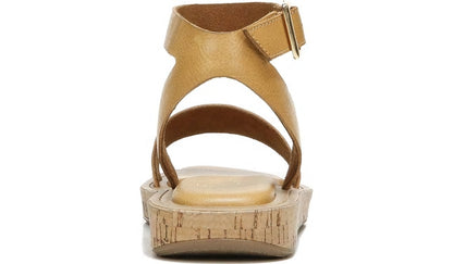 Franco Eden Platform Sandal - Camel Leather