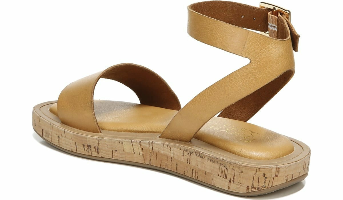 Franco Eden Platform Sandal - Camel Leather