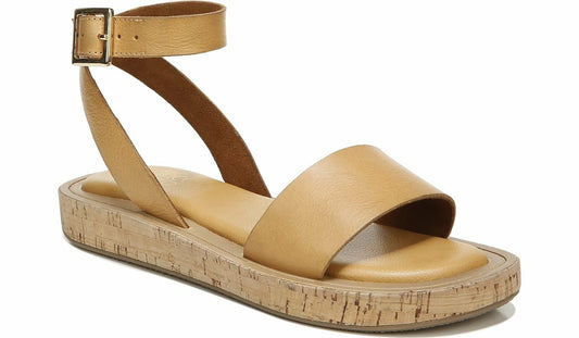 Franco Eden Platform Sandal - Camel Leather