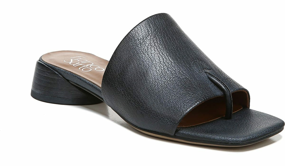 Franco Loran Sandal - Black Leather