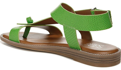 Franco Glenni Sandal - Green Apple Snake Faux Leather