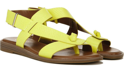 Franco Glenni Sandal - Limeade Snake Faux Leather
