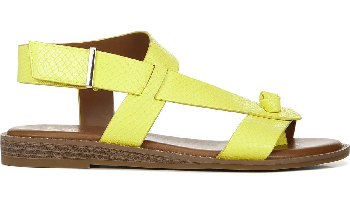 Franco Glenni Sandal - Limeade Snake Faux Leather