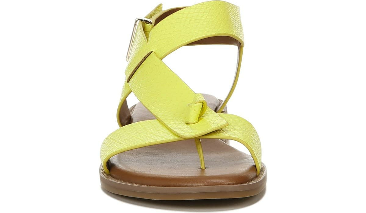 Franco Glenni Sandal - Limeade Snake Faux Leather
