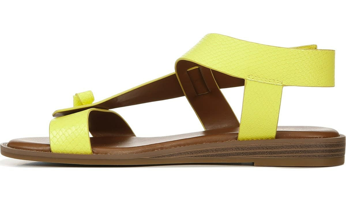 Franco Glenni Sandal - Limeade Snake Faux Leather