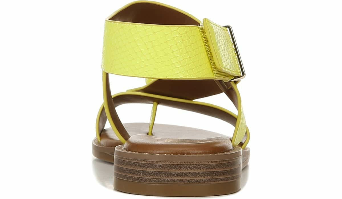 Franco Glenni Sandal - Limeade Snake Faux Leather