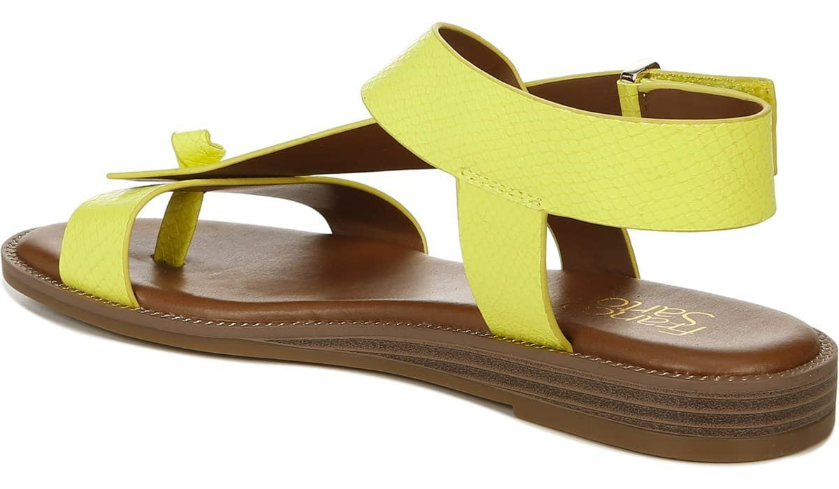 Franco Glenni Sandal - Limeade Snake Faux Leather