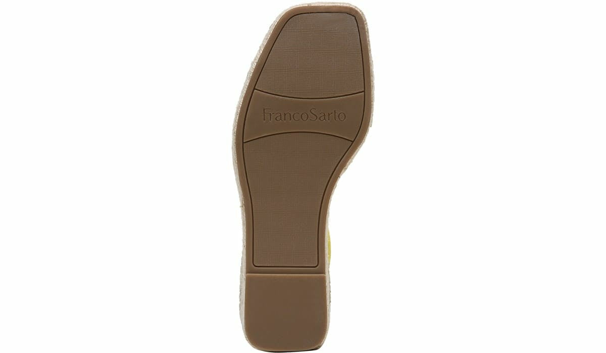 Franco Camera Espadrille Wedge Sandal - Limeade Snake Faux Leather
