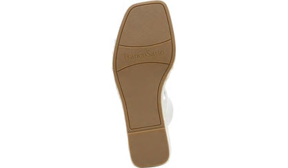 Franco Carezza Espadrille Wedge Sandal - White Leather