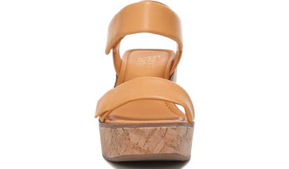 Franco Sweety Platform Wedge Sandal - Cantaloupe Leather
