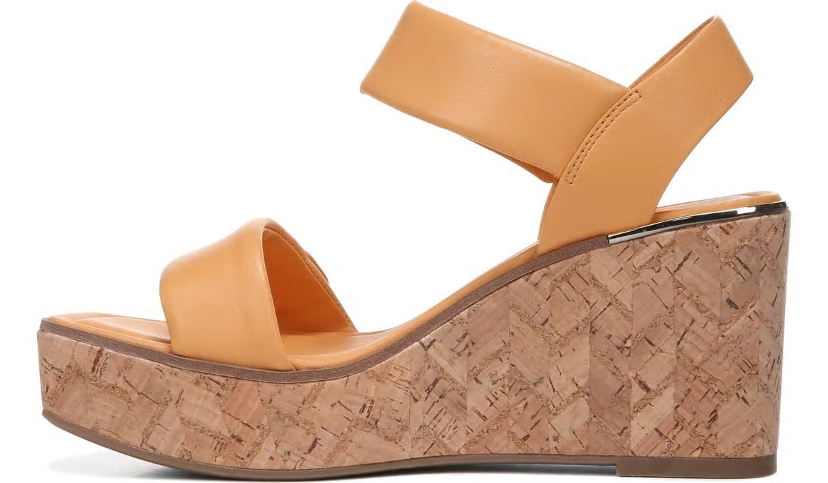 Franco Sweety Platform Wedge Sandal - Cantaloupe Leather