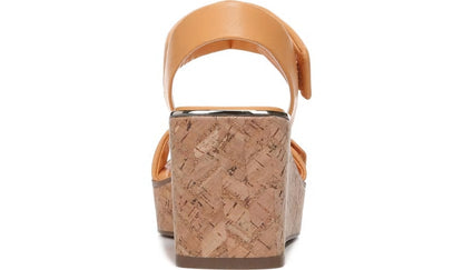 Franco Sweety Platform Wedge Sandal - Cantaloupe Leather