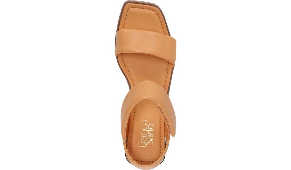 Franco Sweety Platform Wedge Sandal - Cantaloupe Leather