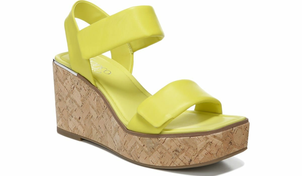 Franco Sweety Platform Wedge Sandal - Limeade Leather