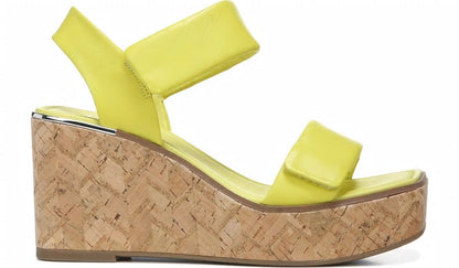 Franco Sweety Platform Wedge Sandal - Limeade Leather