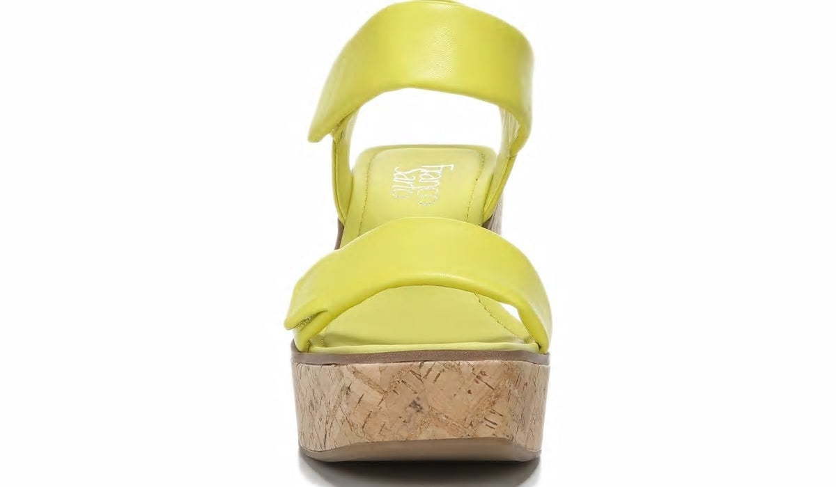 Franco Sweety Platform Wedge Sandal - Limeade Leather