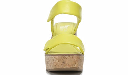 Franco Sweety Platform Wedge Sandal - Limeade Leather