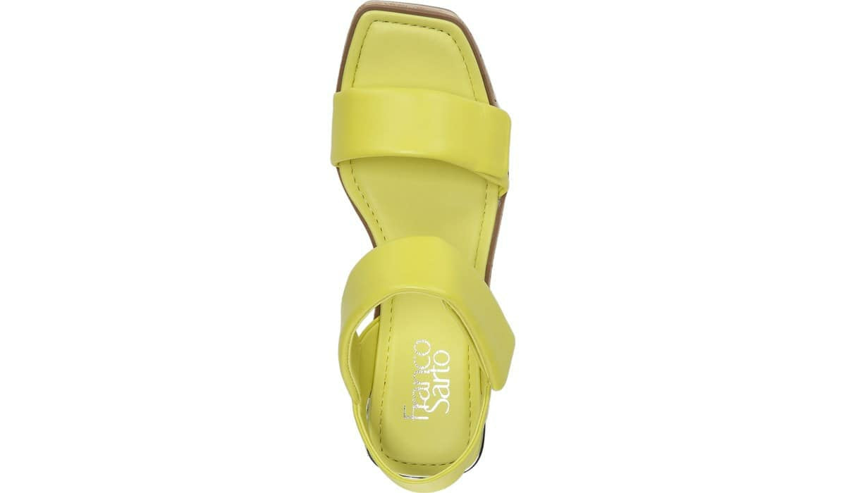 Franco Sweety Platform Wedge Sandal - Limeade Leather