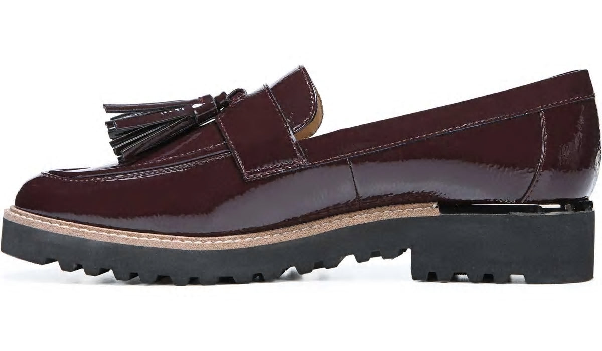 Franco Carolynn Loafer - Burgundy Faux Patent
