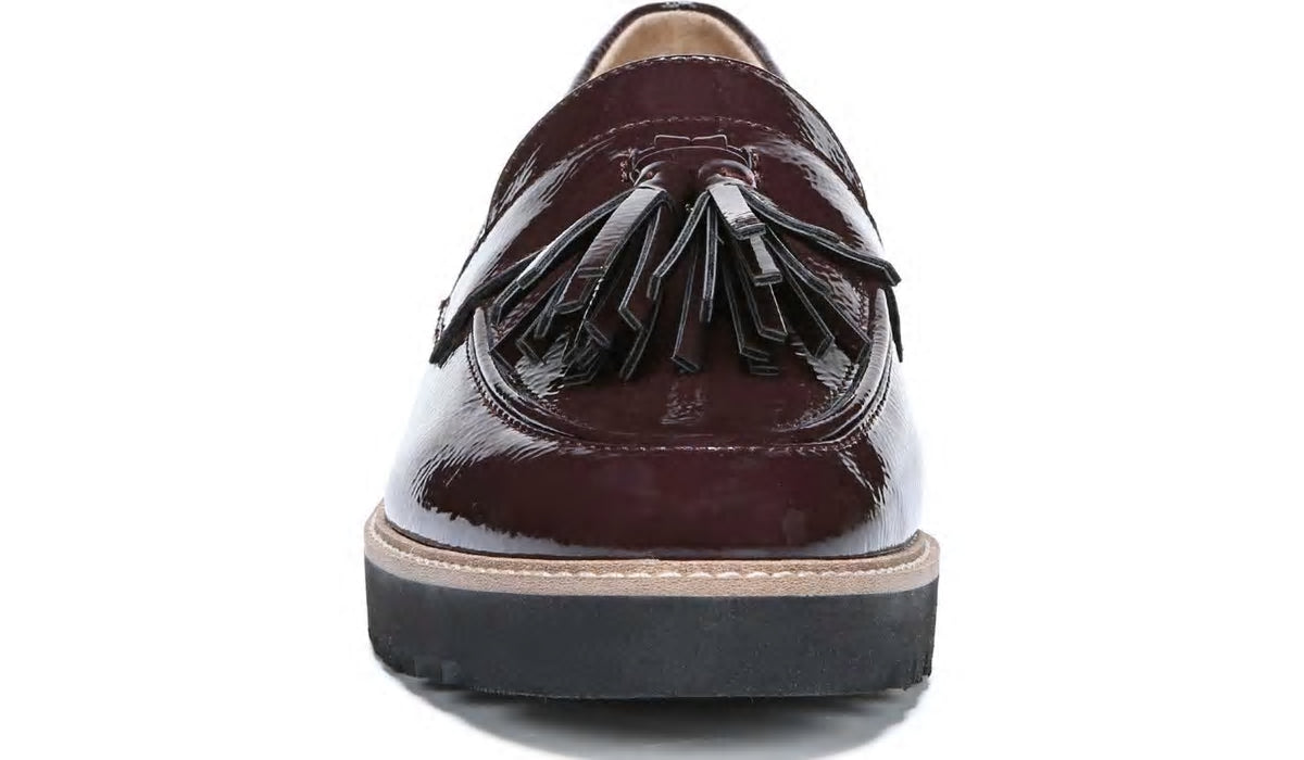 Franco Carolynn Loafer - Burgundy Faux Patent