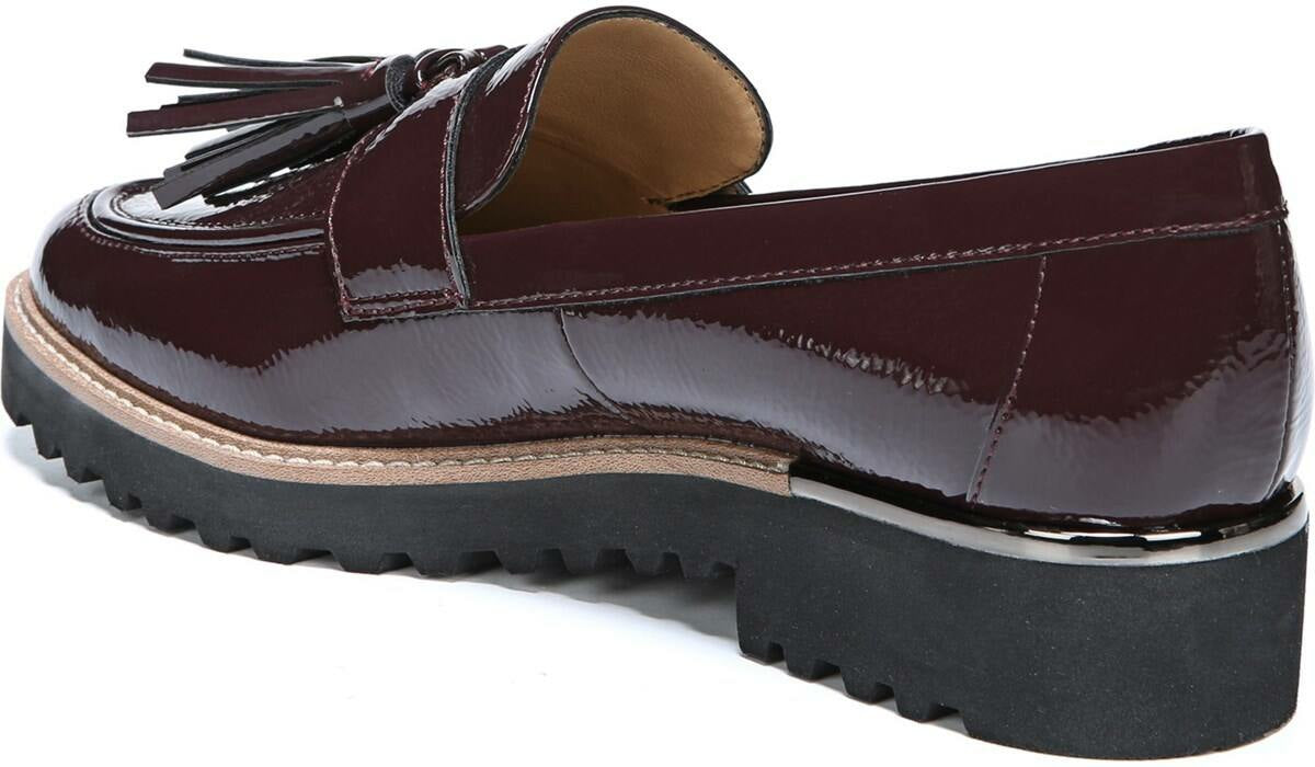 Franco Carolynn Loafer - Burgundy Faux Patent