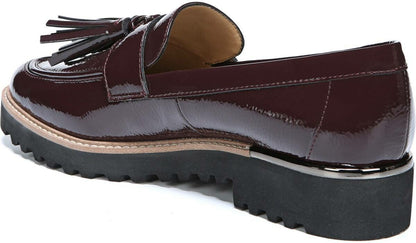Franco Carolynn Loafer - Burgundy Faux Patent