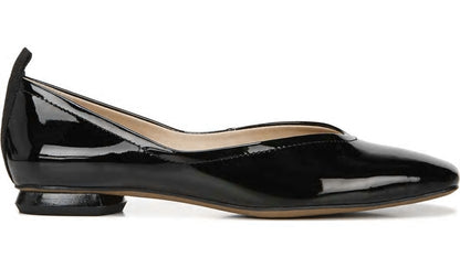 Franco Ailee Flat - Black Faux Patent