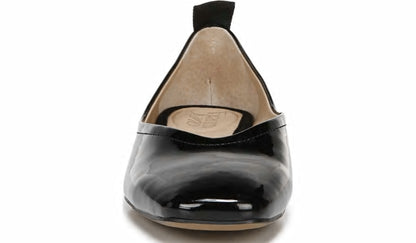 Franco Ailee Flat - Black Faux Patent