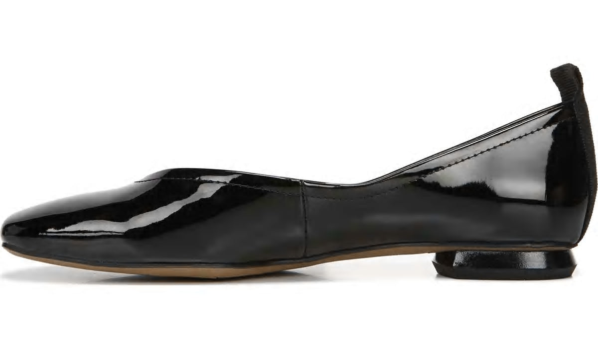 Franco Ailee Flat - Black Faux Patent