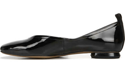 Franco Ailee Flat - Black Faux Patent