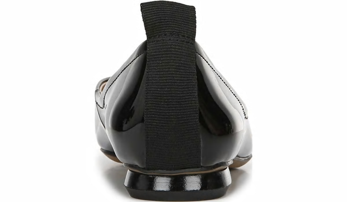 Franco Ailee Flat - Black Faux Patent