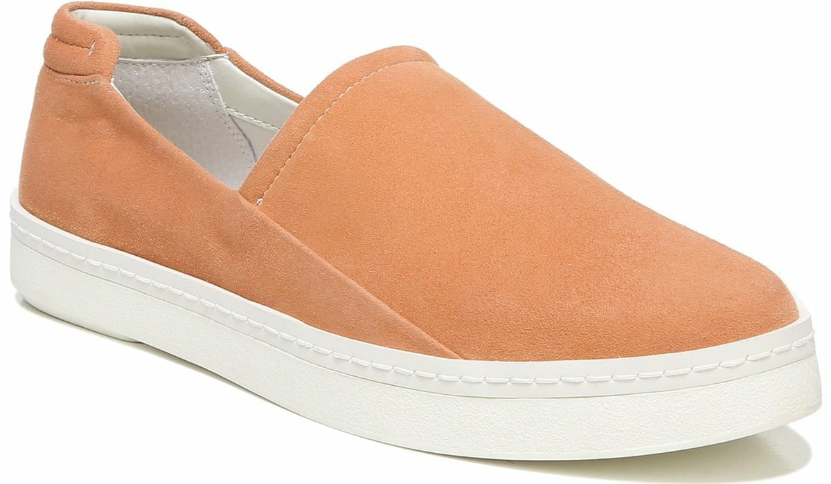Franco Alma Slip On Sneaker - Desert Coral Suede