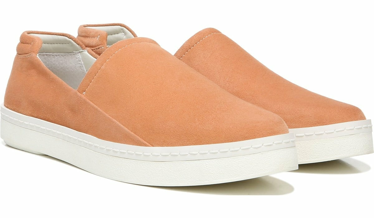 Franco Alma Slip On Sneaker - Desert Coral Suede