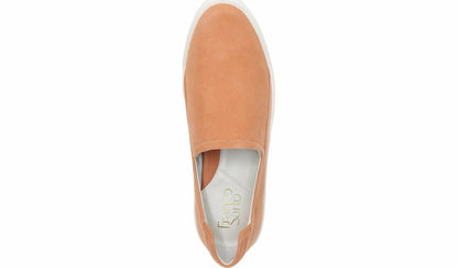 Franco Alma Slip On Sneaker - Desert Coral Suede