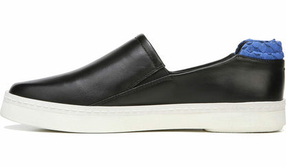 Franco Alma Slip On Sneaker - Black Leather