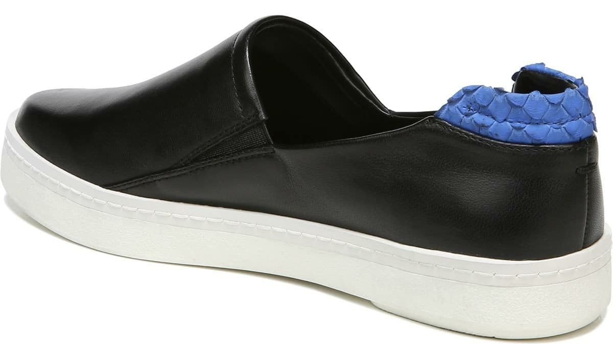 Franco Alma Slip On Sneaker - Black Leather