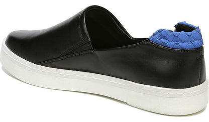 Franco Alma Slip On Sneaker - Black Leather